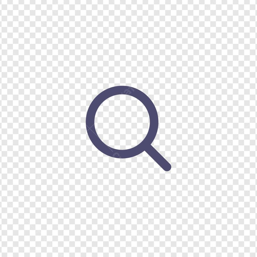 Ícone Lupa Pesquisa Flat Design PNG Fundo Transparente