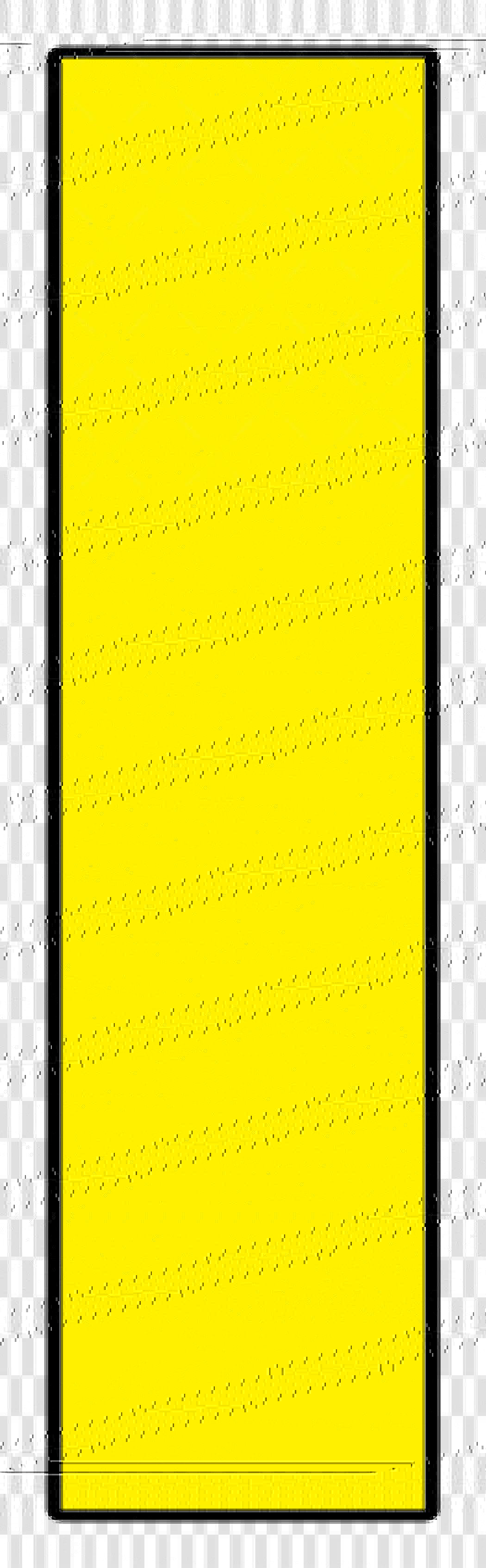 Elemento Decorativo Retângulo Amarelo PNG Fundo Transparente