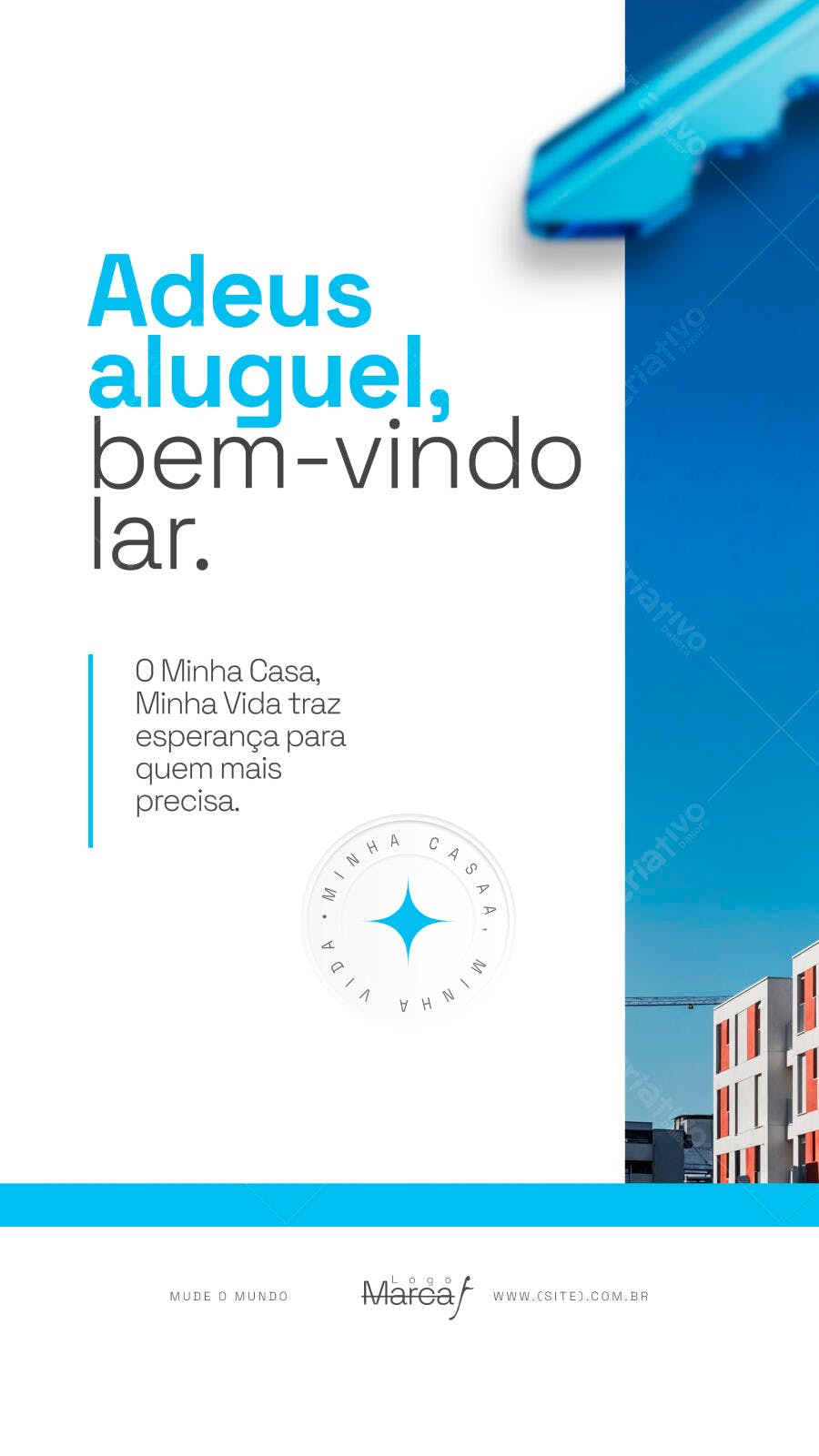 Story Instagram Imobiliária Minha Casa Minha Vida PSD Editável