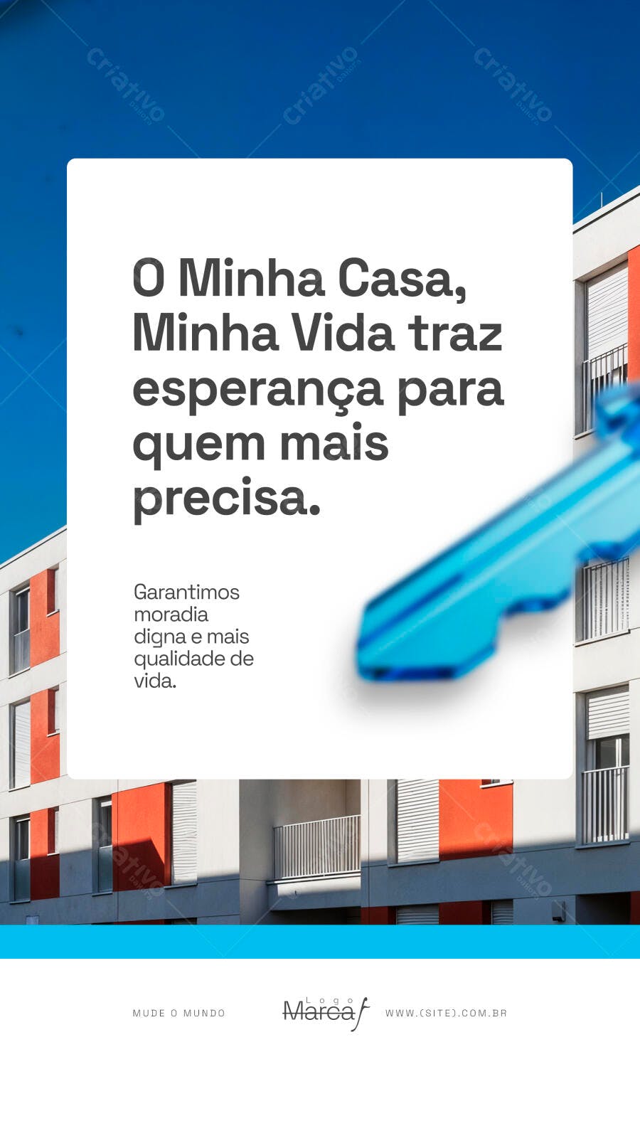 Story Instagram Imobiliária Minha Casa Minha Vida PSD Editável