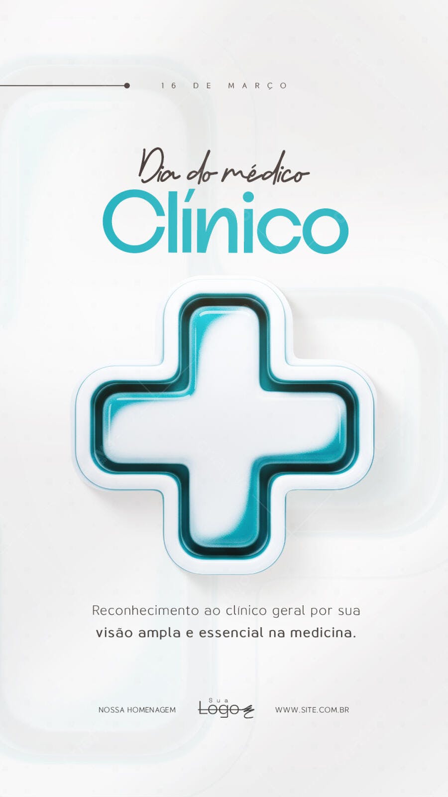 Story Dia do Médico Clínico Geral PSD Editável