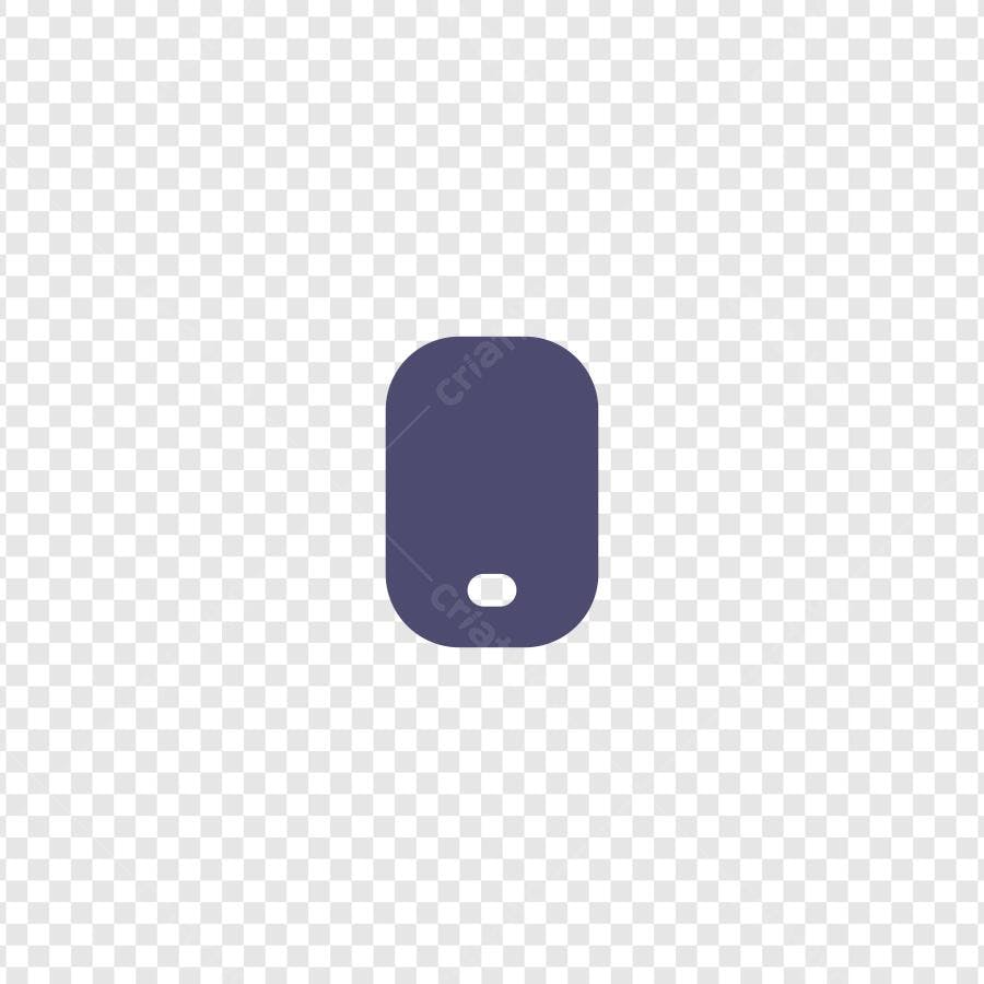 Ícone Celular Smartphone Flat Design Roxo PNG Fundo Transparente