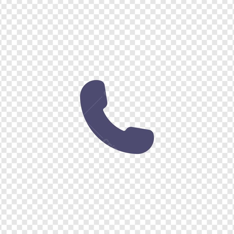 Ícone Telefone Chamada Flat Design PNG Fundo Transparente
