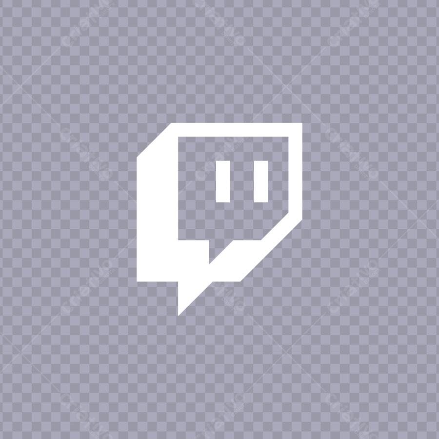 Ícone Twitch Branco Logo Vetorial PNG Fundo Transparente