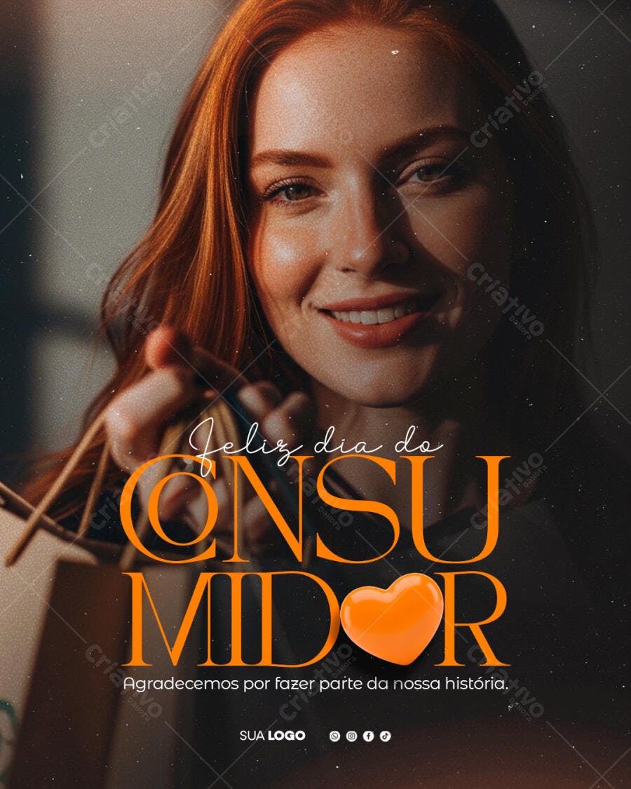 Post Instagram Dia do Consumidor 15 de Março PSD Editável