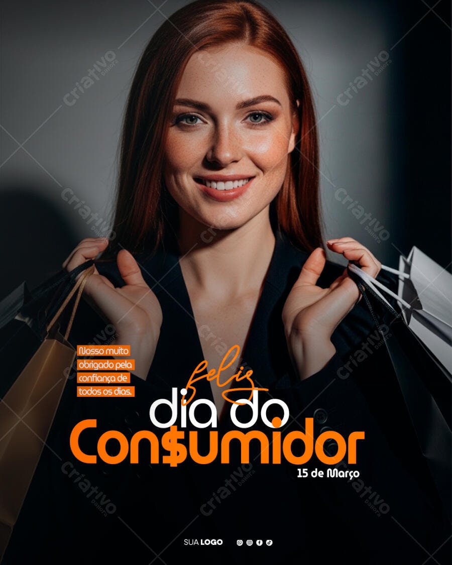 Post Dia do Consumidor 15 de Março PSD Editável