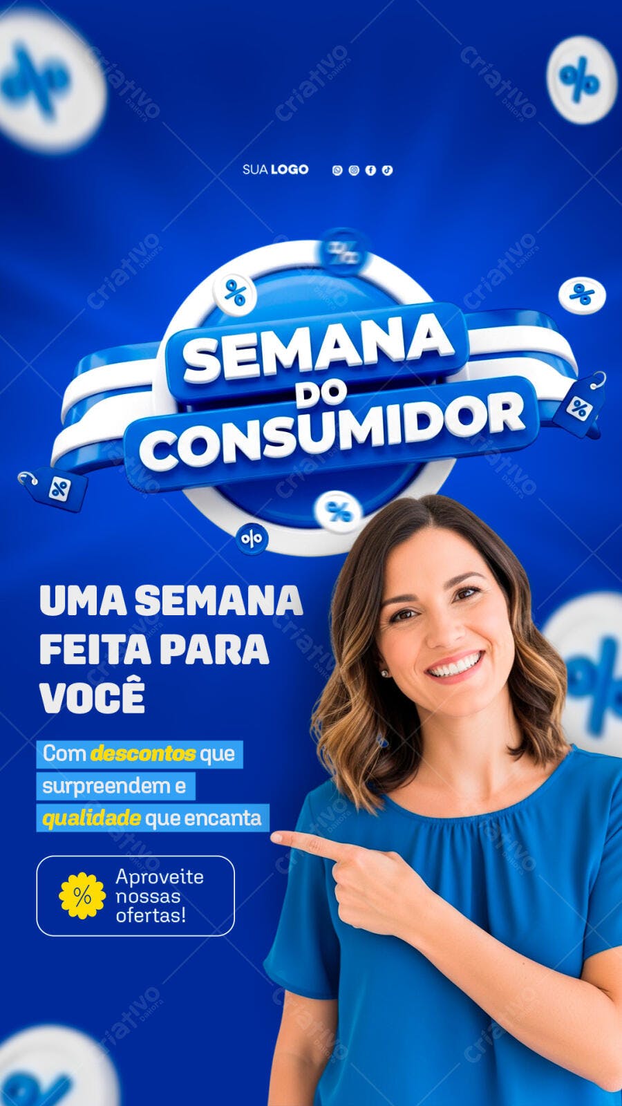 Story Instagram Semana do Consumidor Março PSD Editável