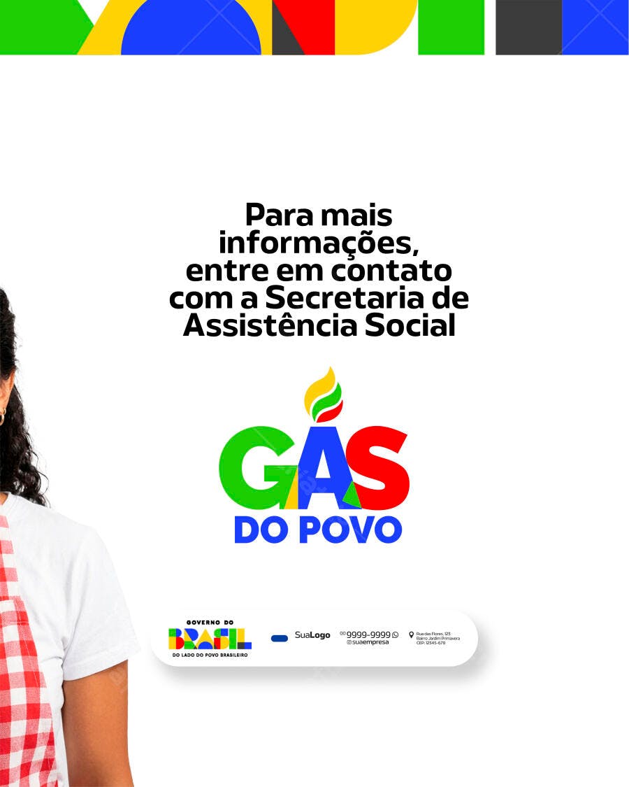 Post Social Media Gás do Povo Governo PSD Editável