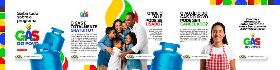 Banner Programa Social Gás do Povo PSD Editável
