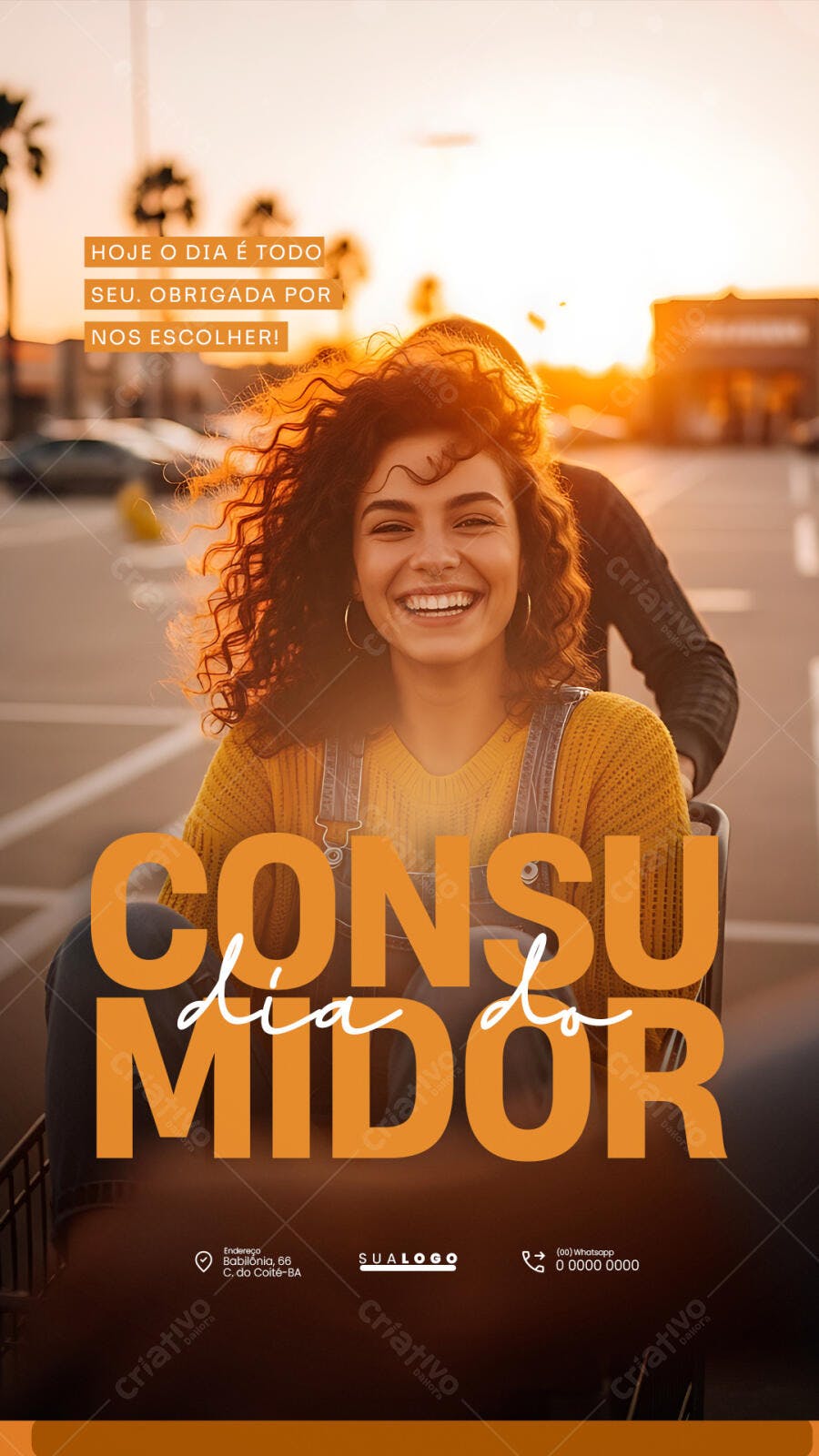 Post Instagram Dia do Consumidor Março PSD Editável
