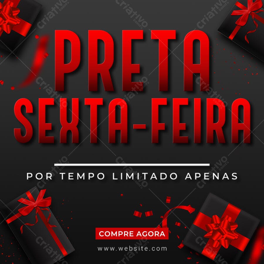 Black Friday Novembro Post Instagram PSD Editável