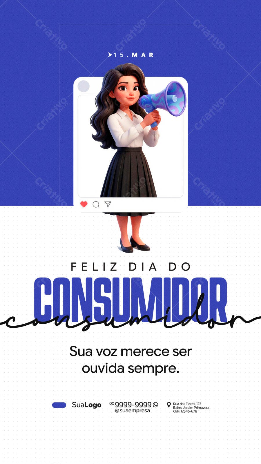 Story Dia do Consumidor 15 de Março PSD Editável