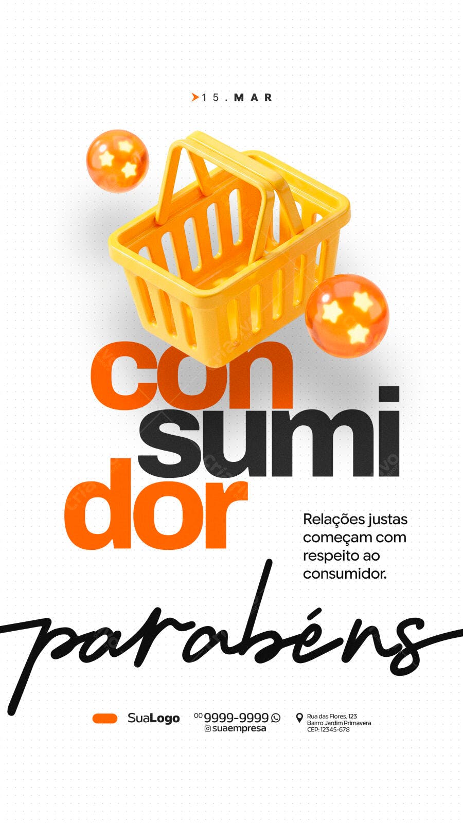 Story Dia do Consumidor 15 de Março PSD Editável