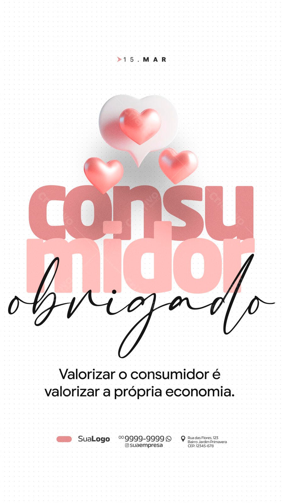 Story Dia do Consumidor Março PSD Editável