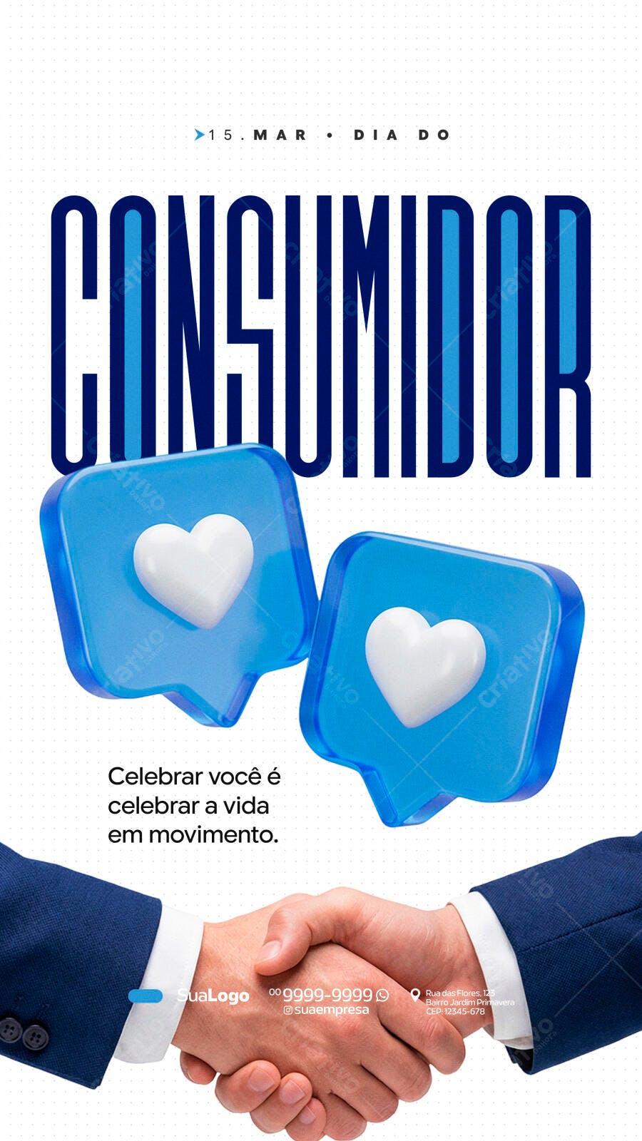 Story Instagram Dia do Consumidor 15 de Março PSD Editável