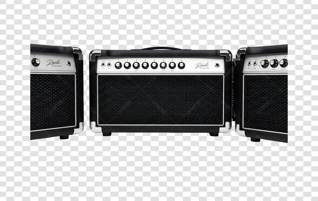 Foto Recortada Amplificador Guitarra Fender PNG Fundo Transparente