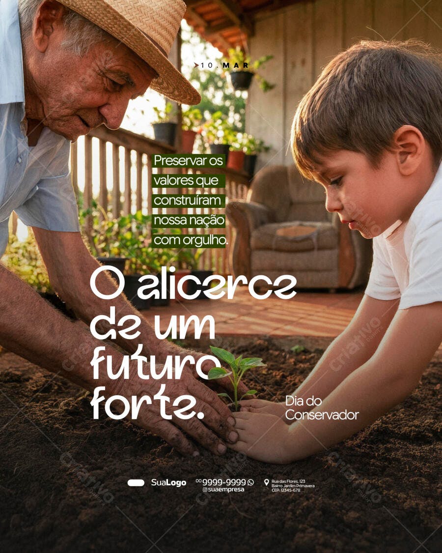 Post Dia do Conservador Março PSD Editável