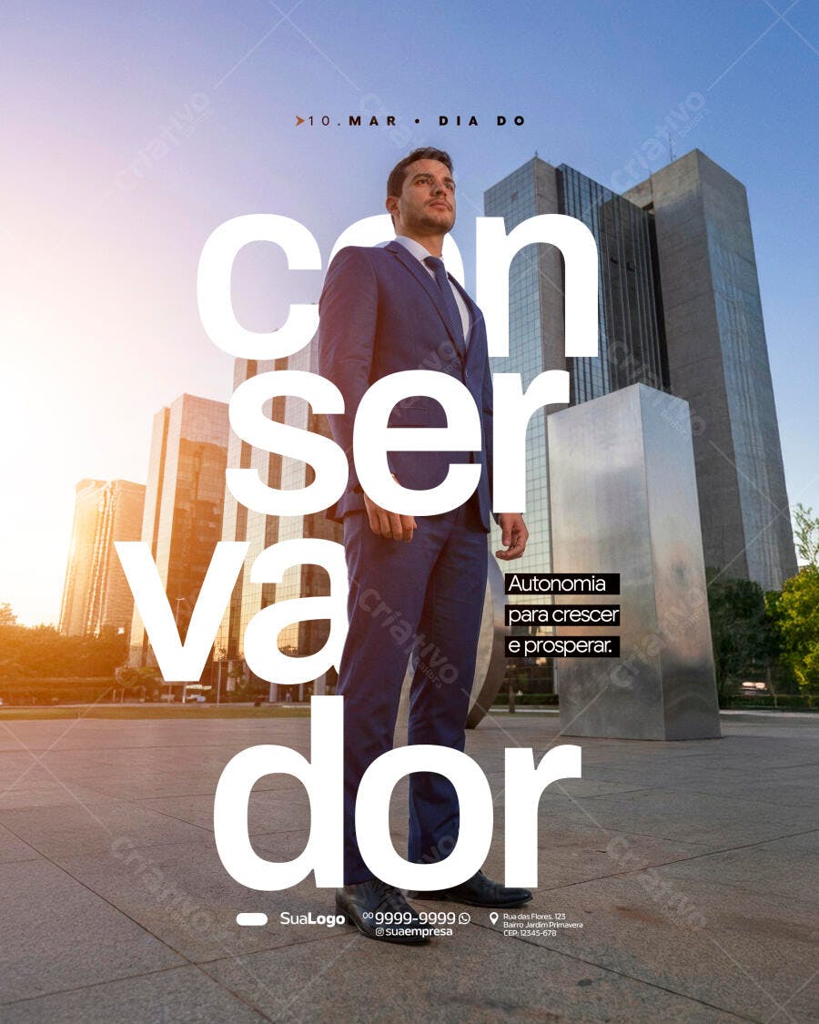 Post Instagram Dia do Consumidor Marketing Digital PSD Editável