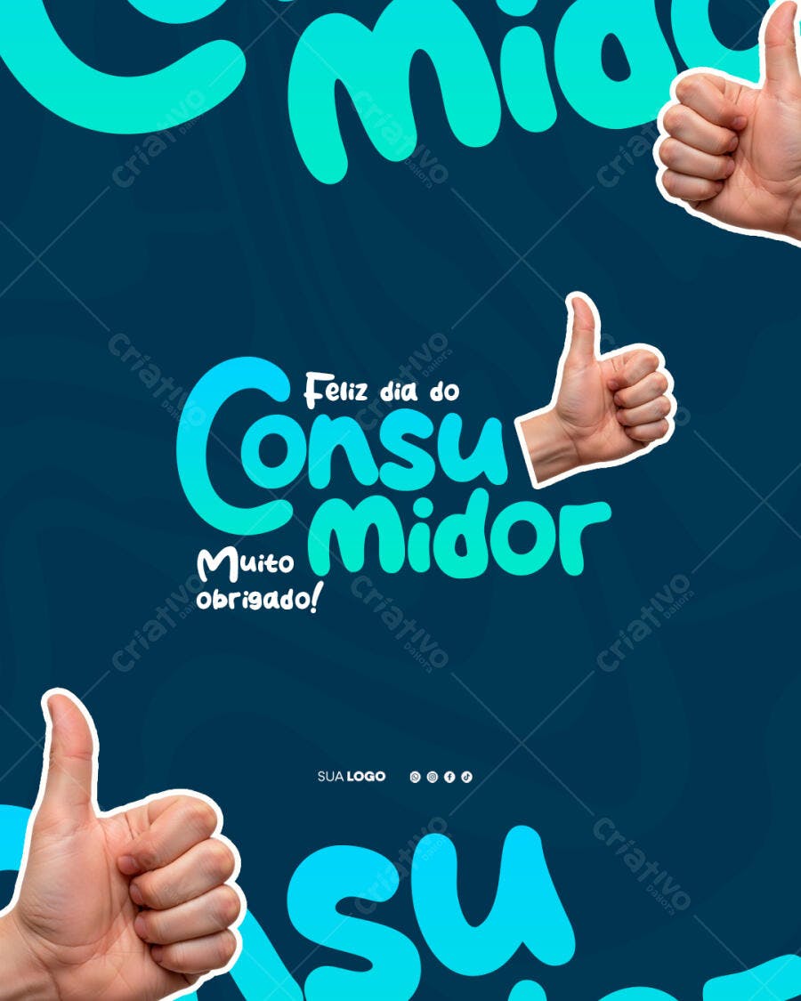 Post Instagram Dia do Consumidor 15 de Março PSD Editável