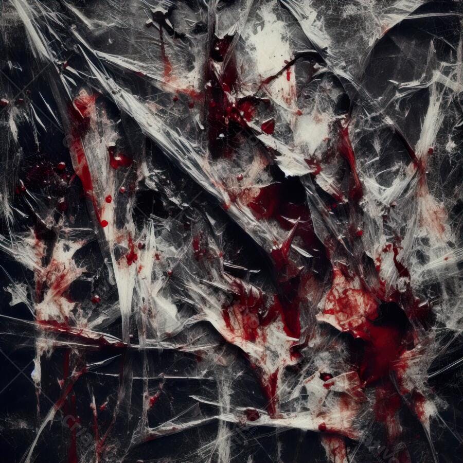 Textura Teia de Aranha Sangrenta Halloween Assustador