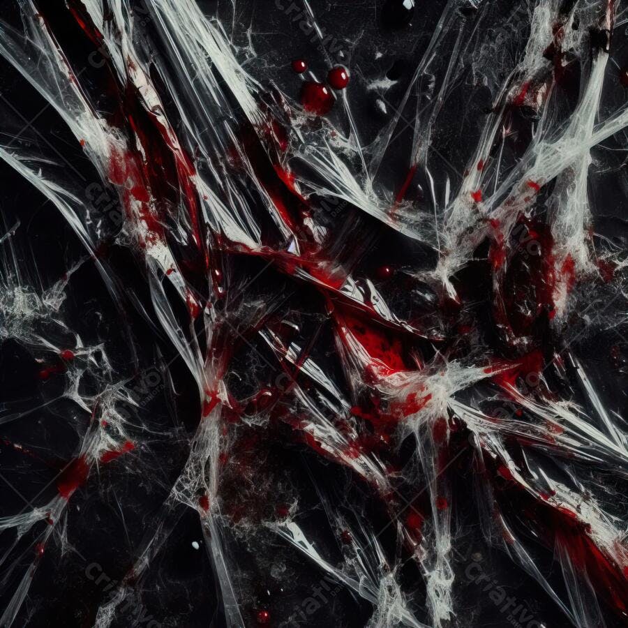 Textura Vidro Quebrado Sangue Terror Halloween