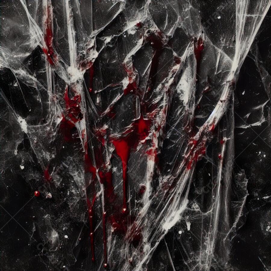Textura Teia de Aranha Sangue Halloween Assustador
