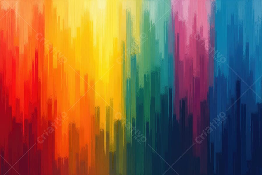 Fundo Abstrato Colorido Vibrante Linhas Verticais Moderno