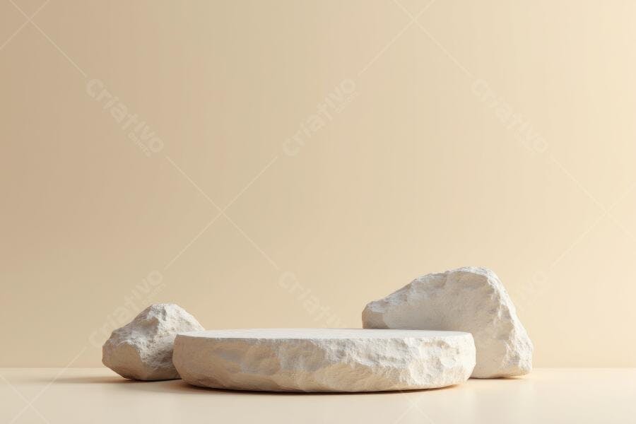 Foto Pedestal de Pedra Natural para Exposição de Produto