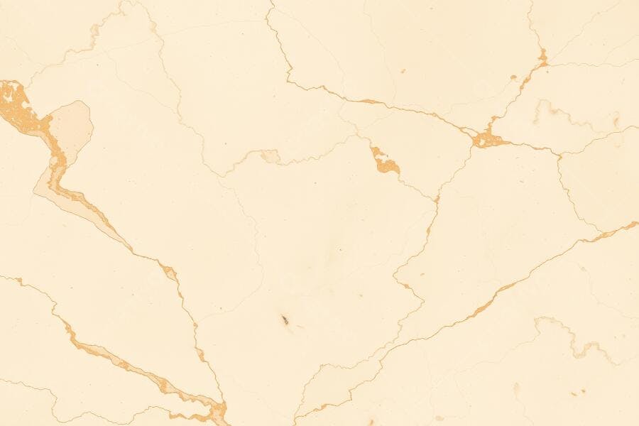 Foto Textura Mármore Bege com Veios Dourados Abstrato
