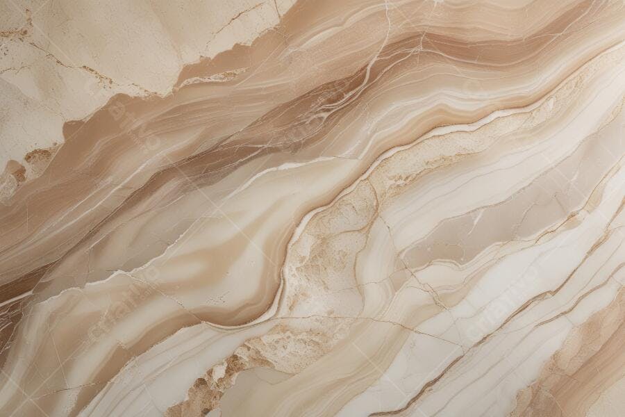 Foto Textura Mármore Bege Marrom Ondas Naturais