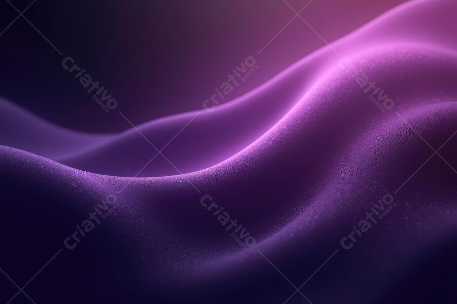 Foto Abstrata Ondas Roxas e Rosas Iluminação Neon