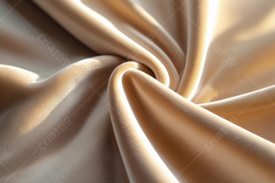 Foto Tecido Veludo Bege Textura Luxuosa Close-up