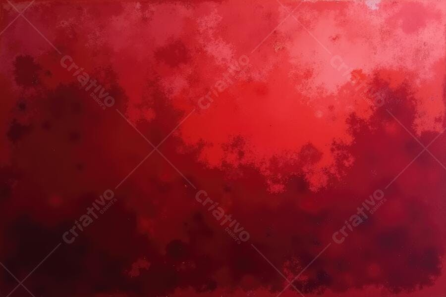 Fundo Vermelho Abstrato Textura Aquarela Digital