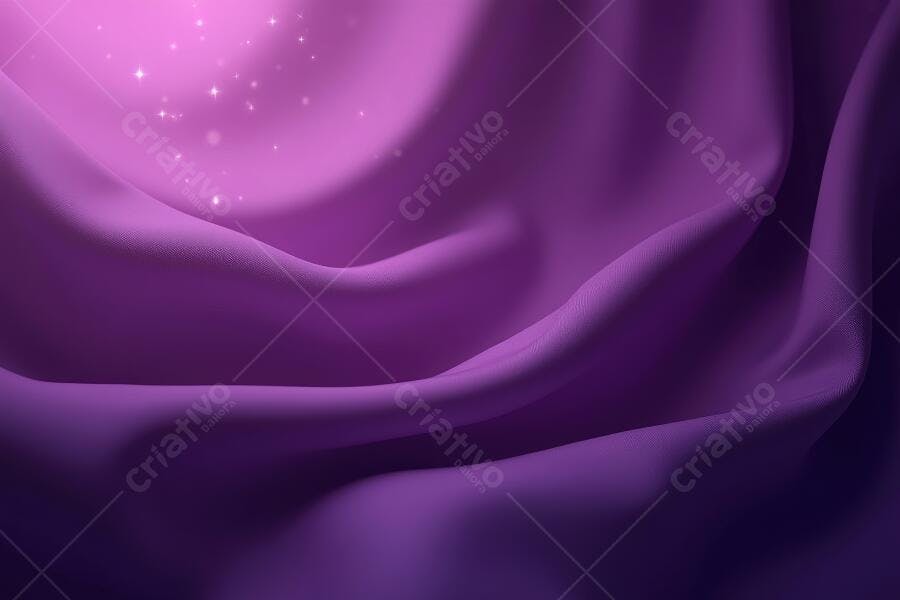 Foto Fundo Roxo Tecido Ondulado Brilho Abstrato