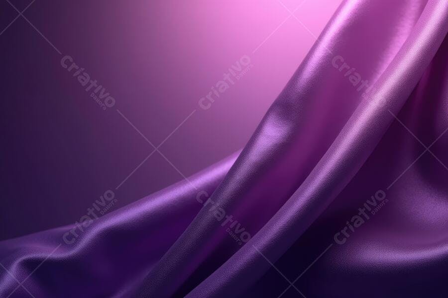 Foto Tecido Cetim Roxo Drapeado Fundo Abstrato Textura
