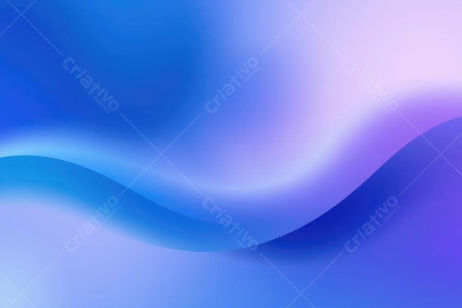 Fundo Abstrato Ondas Azuis e Roxas Gradiente Moderno