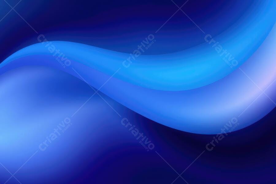 Fundo Abstrato Azul Ondas Fluídas Gradiente Moderno