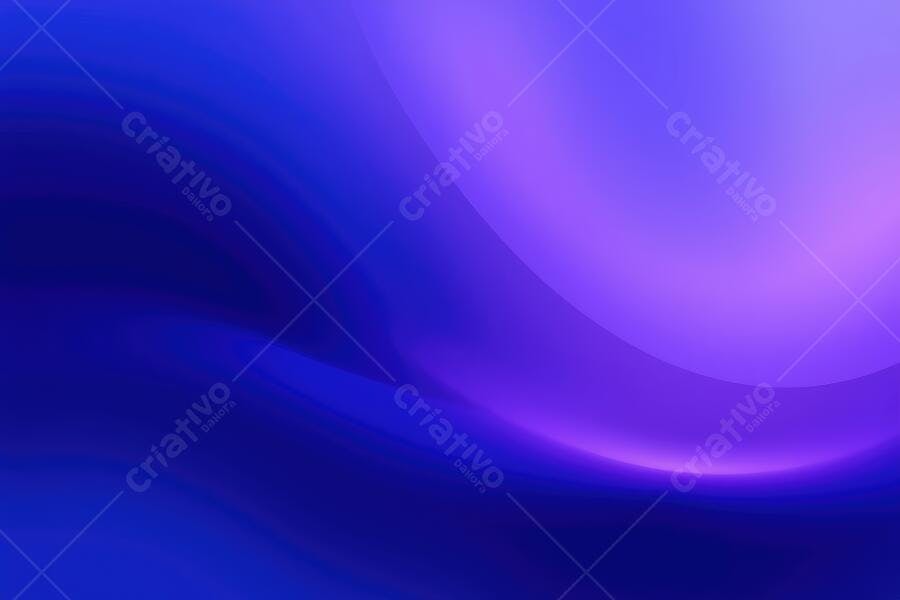 Fundo Abstrato Azul Roxo Degradê Ondas Luz Suave