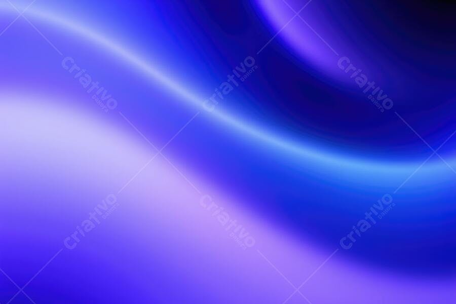 Fundo Abstrato Azul Roxo Ondas Luz Neon Gradiente