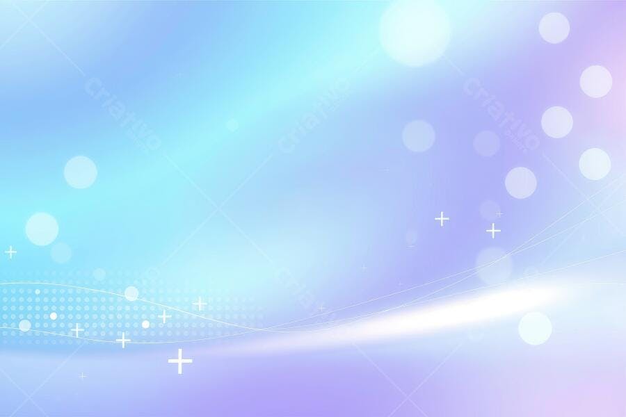 Fundo Abstrato Gradiente Azul Roxo com Bokeh e Pontos