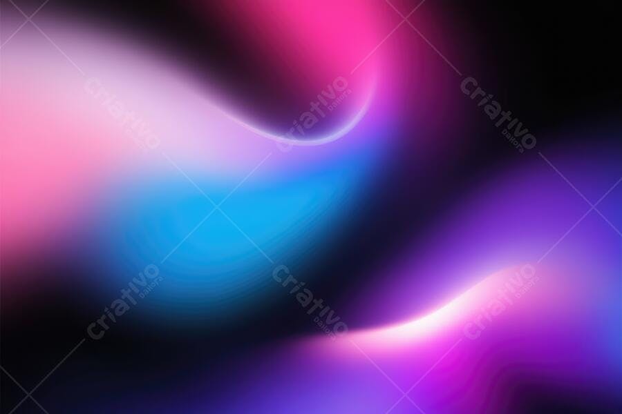 Fundo Abstrato Neon Gradiente Azul Rosa Roxo Fluido