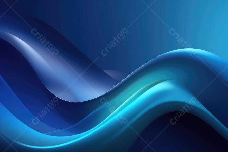Fundo Abstrato Ondas Azuis e Roxas Gradiente Moderno