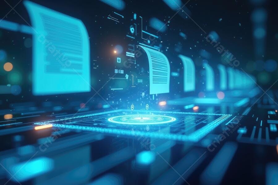 Foto Tecnologia Digital Processamento de Dados Inteligência Artificial