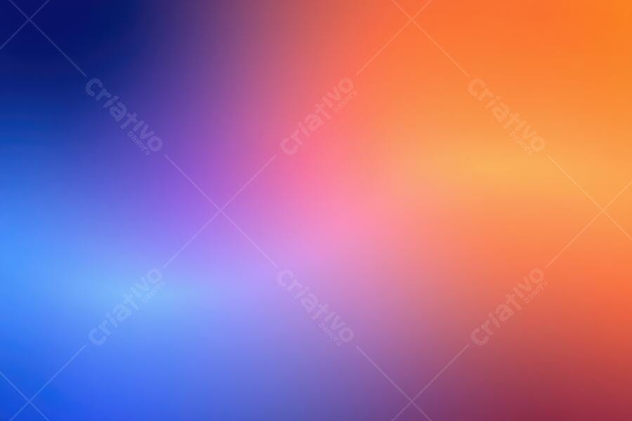 Fundo Gradiente Colorido Azul Roxo Laranja Vermelho Abstrato