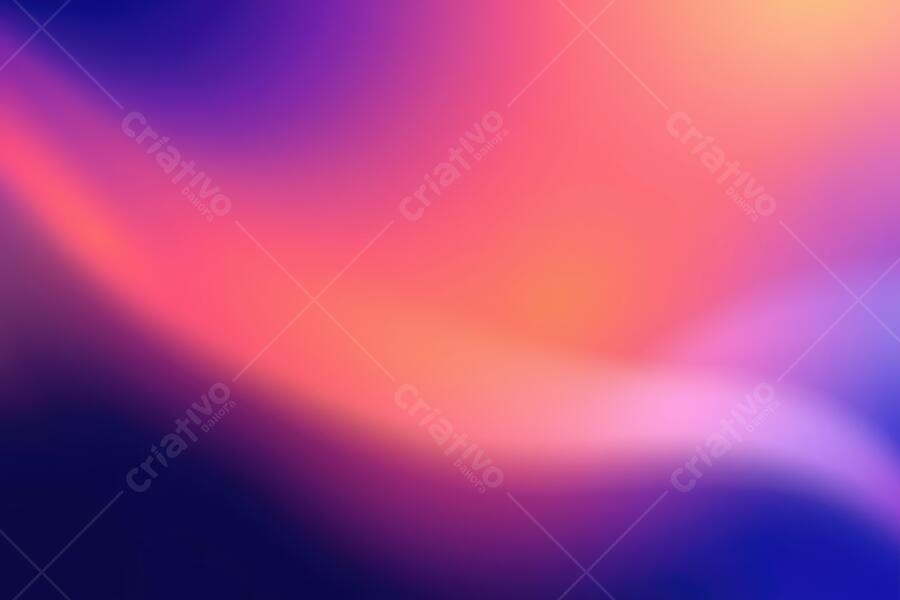 Fundo Gradiente Abstrato Roxo Rosa Laranja Iluminação Suave