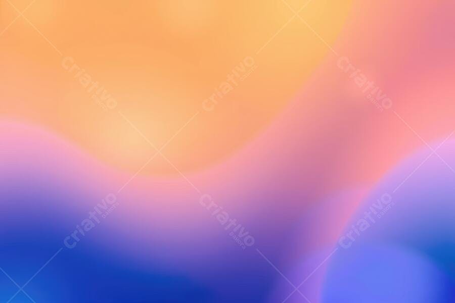 Fundo Gradiente Abstrato Laranja Rosa Roxo Azul