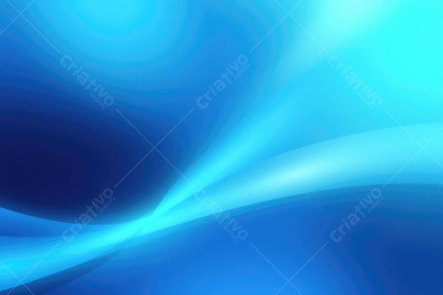 Fundo Abstrato Azul Gradiente Ondas Fluídas Moderno