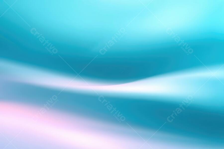 Foto Abstrata Ondas Azuis e Rosas Fundo Desfocado Gradiente