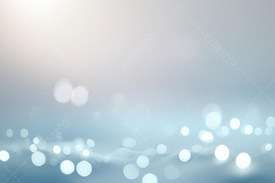 Fundo Abstrato Bokeh Azul Claro Branco Iluminação Suave