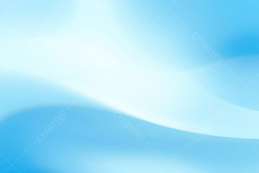 Fundo Abstrato Azul Claro Ondas Suaves Gradiente